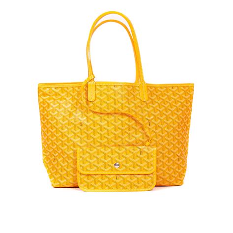 goyard bag yellow|goyard reversible tote.